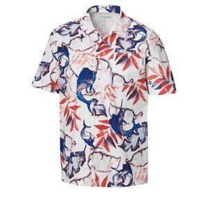 Columbia PFG Trollers Best Men’s Marlin Vented Short Sleeve Fishing Shirt Size M